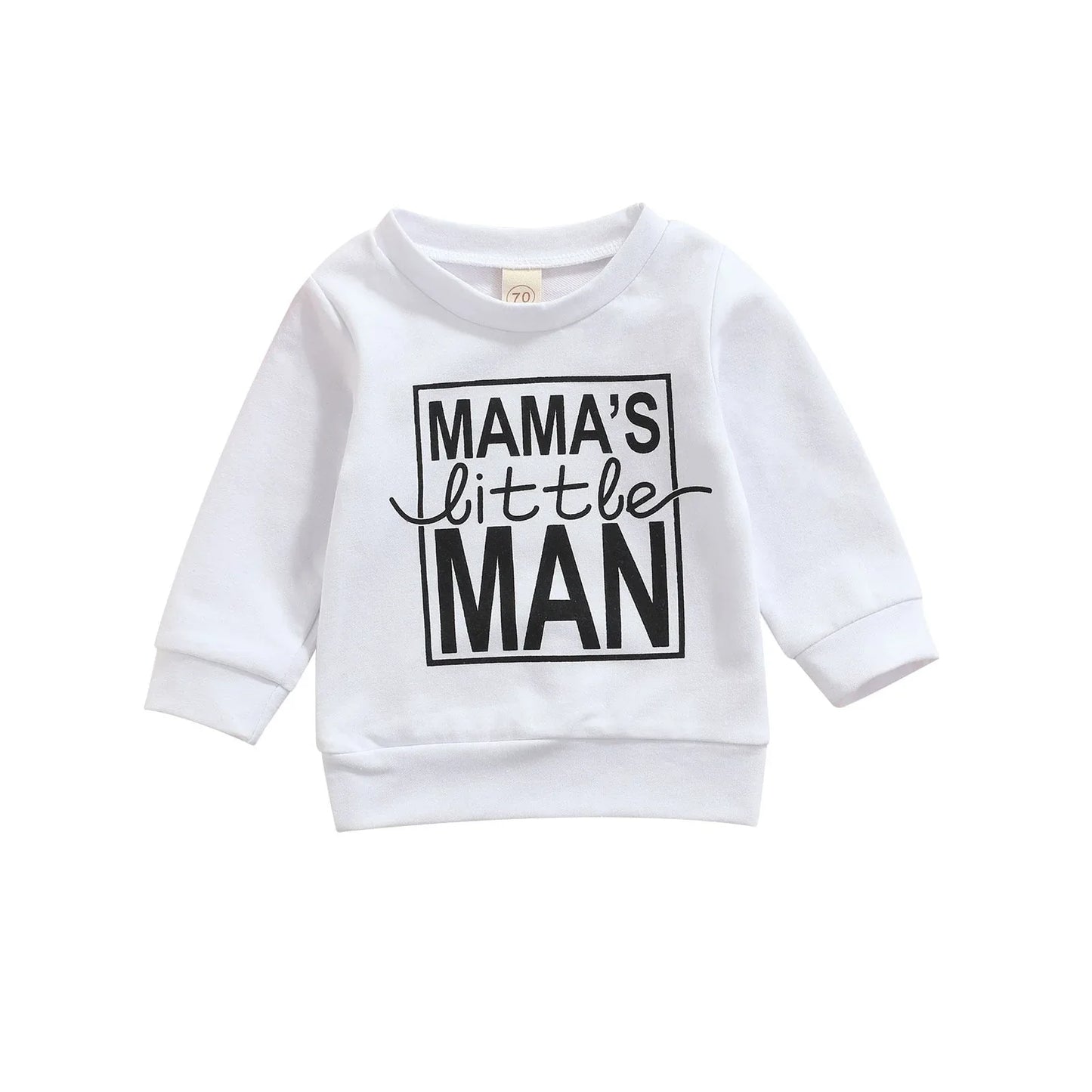 0-3Y Autumn Baby Boys Sweater Outwear 3 Colors Letter Printed Long Sleeve Pullover Causal Tops - Shello's Creative Boutique