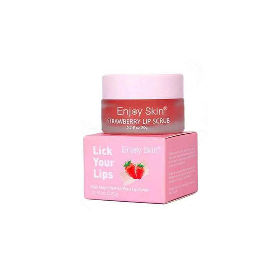 Strawberry Lip Scrub Vegan Exfoliating Envase Para Sugar Pink Lip Scrub - Shello's Creative Boutique