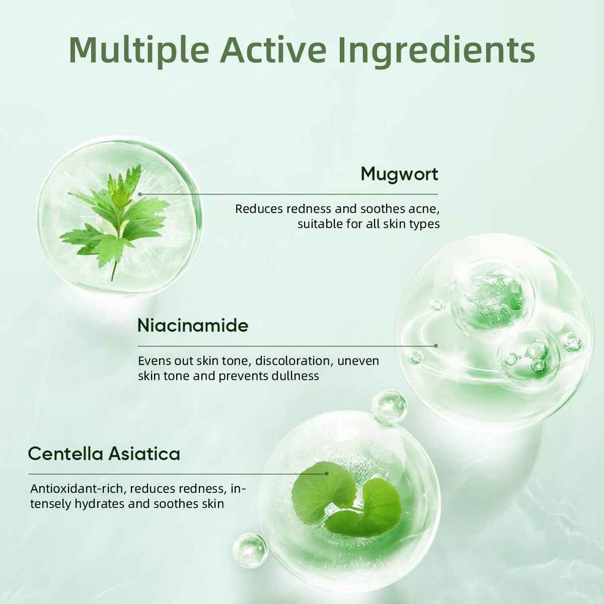 BARUBT mugwort mud mask stick deep cleansing mild blackhead repair facial care smearable mask