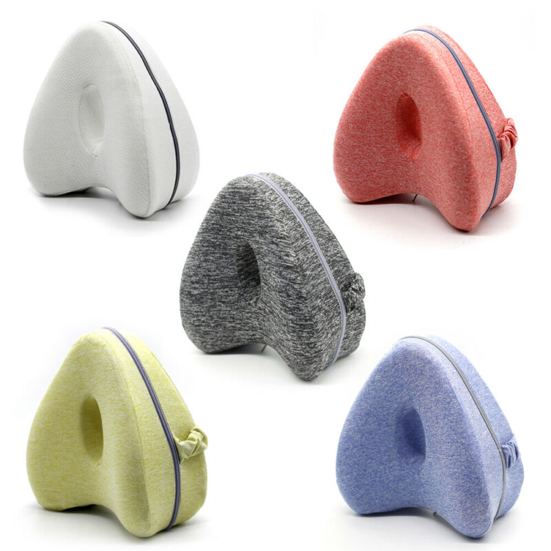 Heart-Shaped Foam Memory Pillow Contour Memory Foam Leg Pillow Orthopaedic Pillow Back Hips Knee Support Relief Back Hips Wedge eprolo
