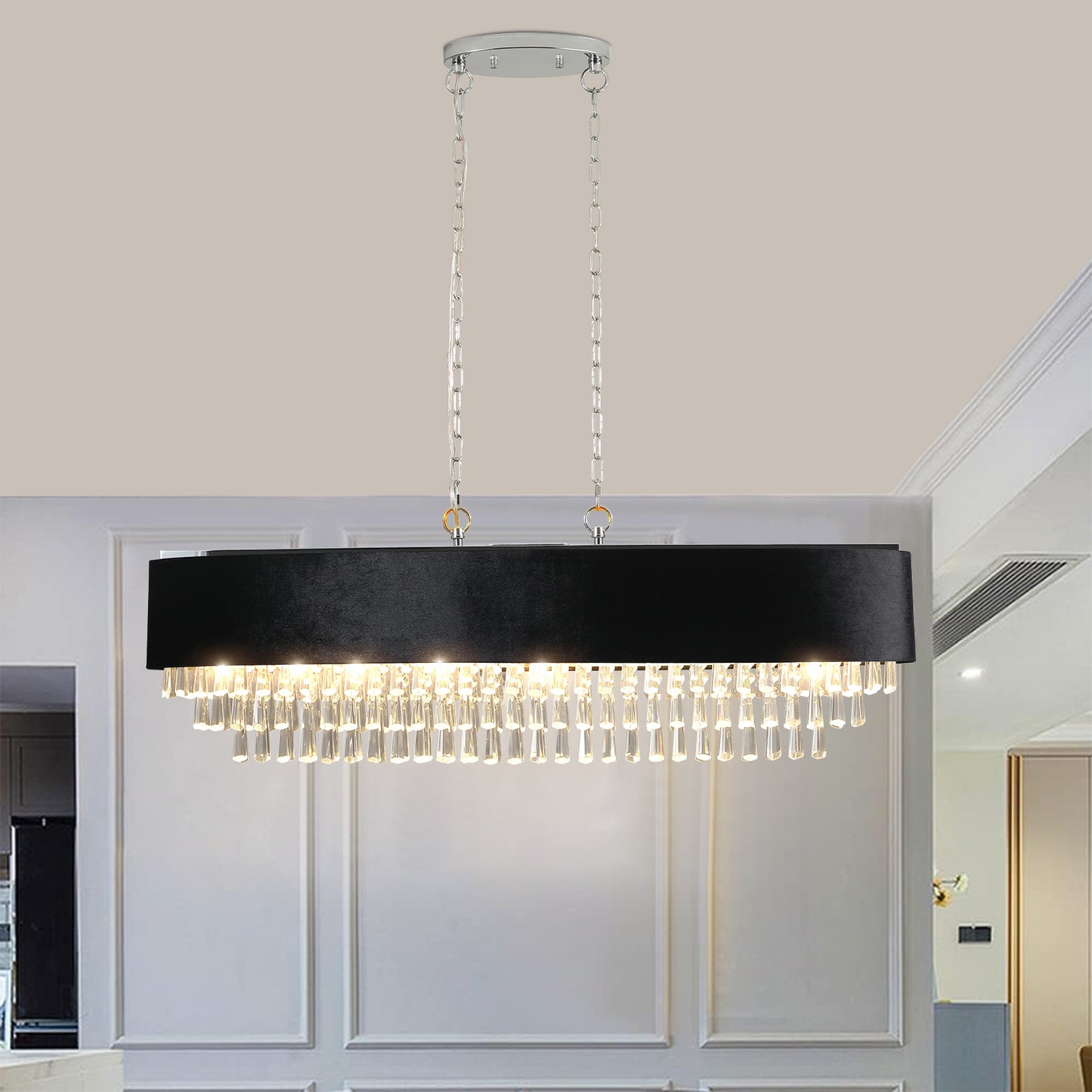 Modern Crystal Chandelier for Living-Room Cristal Lamp Luxury Home Decor Light Fixture eprolo