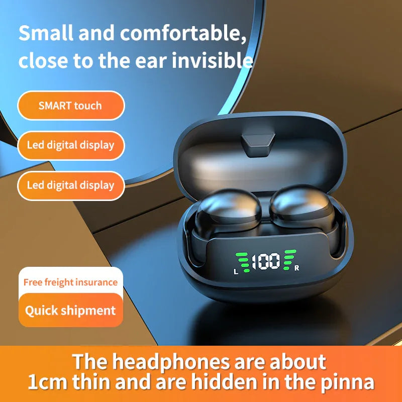 Mini13 invisible ultra mini wireless Bluetooth earphones in ear hidden true wireless ultra long battery life - Shello's Creative Boutique