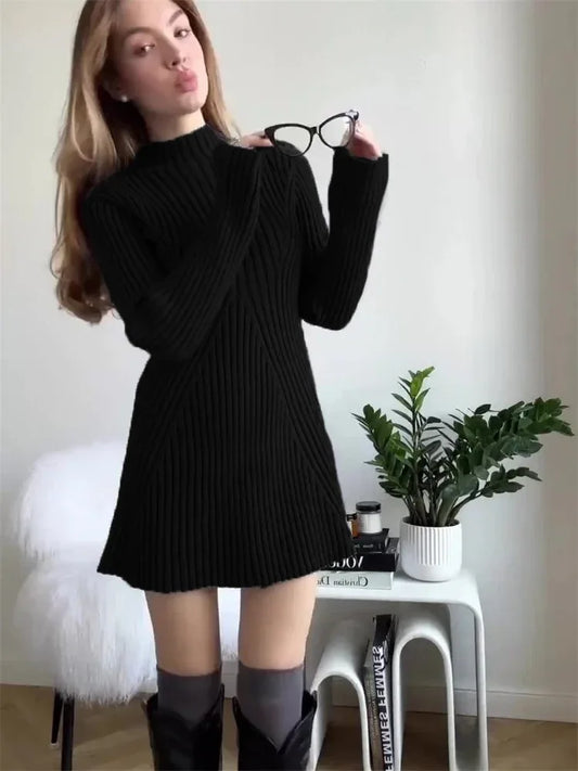 Unmatched Comfort and Style with Eprolo's Long Sleeved Tight Knit Dress! - Shello's Creative Boutique