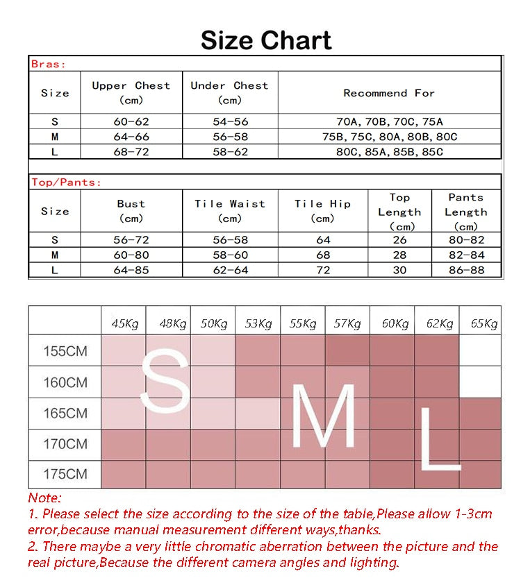 Women Gym Clothing Female High Waist Yoga Pants Tracksuit Women Fitness Clothing 2 Piece Set -Shello's Creative Boutique