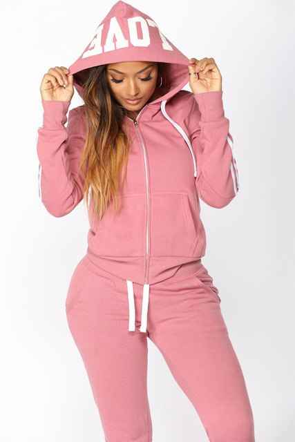Women’s Pant Tops 2-Piece Tracksuit Set – Stylish Casual Leisurewear