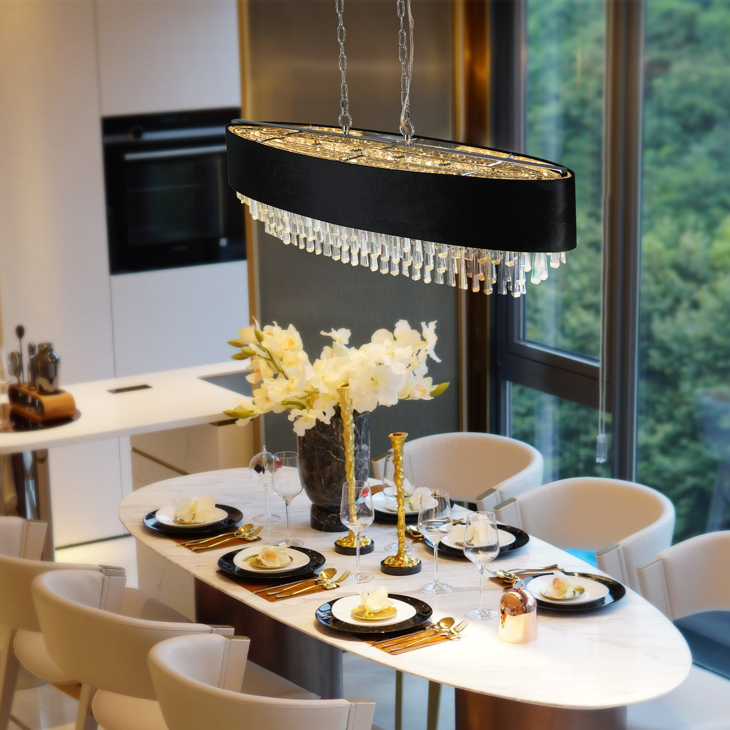 Modern Crystal Chandelier for Living-Room Cristal Lamp Luxury Home Decor Light Fixture eprolo