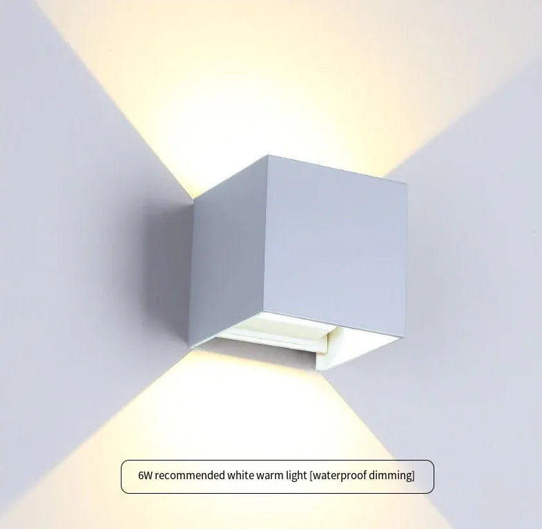 Outdoor waterproof wall lamp induction wall lamp exterior wall - Shello's Creative Boutique