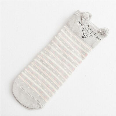 1Pair Warm Women Socks Striped 3D Socks Autumn Winter Style Socks eprolo
