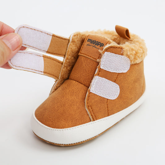 High Top Autumn And Winter Baby Shoes Baby Shoes Walking Shoes Warm Shoes M2035 eprolo