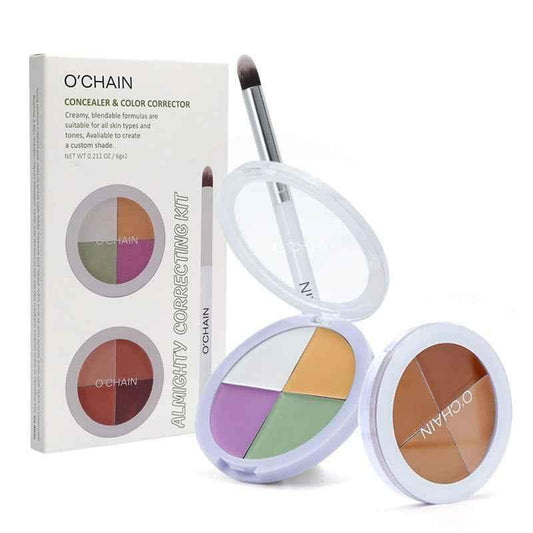 O'CHAIN Four-Color Concealer Set | Cover Spots, Acne & Dark Circles - Shello's Creative Boutique