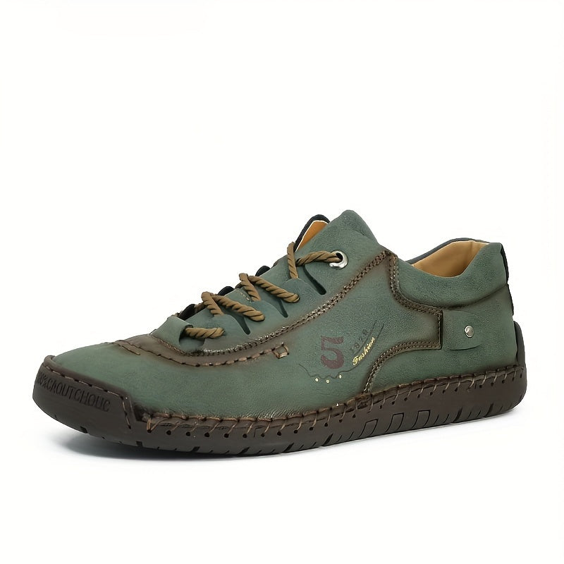 Casual Handmade Stitching Men's Flats - Outdoor Walking Shoes Sneakers Shello's Creative Boutique