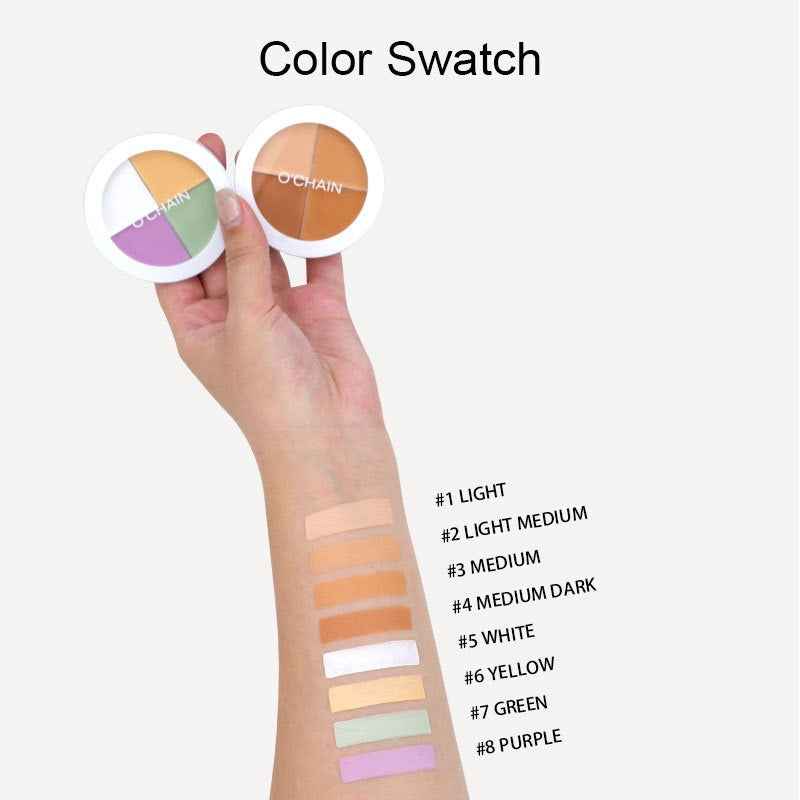 O'CHAIN Four-Color Concealer Set | Cover Spots, Acne & Dark Circles