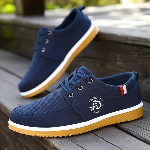 Cow tendon sole cloth shoes for men breathable wear-resistant anti slip and trendy shoes for men - Shello's Creative Boutique