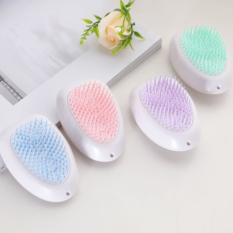 One-Click Self-Cleaning Cat Brush - Hair Removal & Massage Grooming Tool