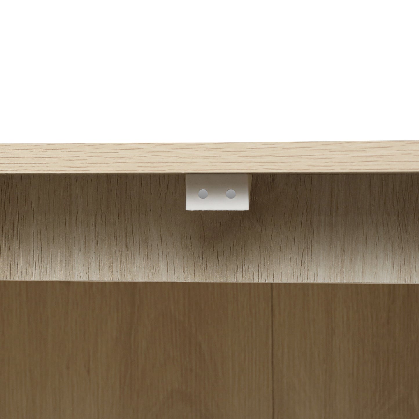 Luxury Rattan 4-Door Storage Cabinet - Large Sideboard Buffet with Elegant Design