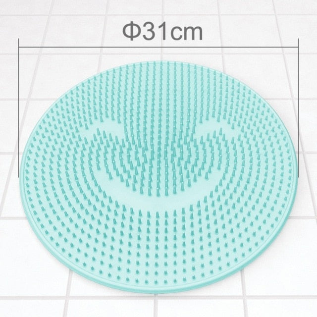 Silicone Bath Shower Back Brush Massager Bath Foot Brush Dead Skin Anti Skid Pad Bath Mats eprolo