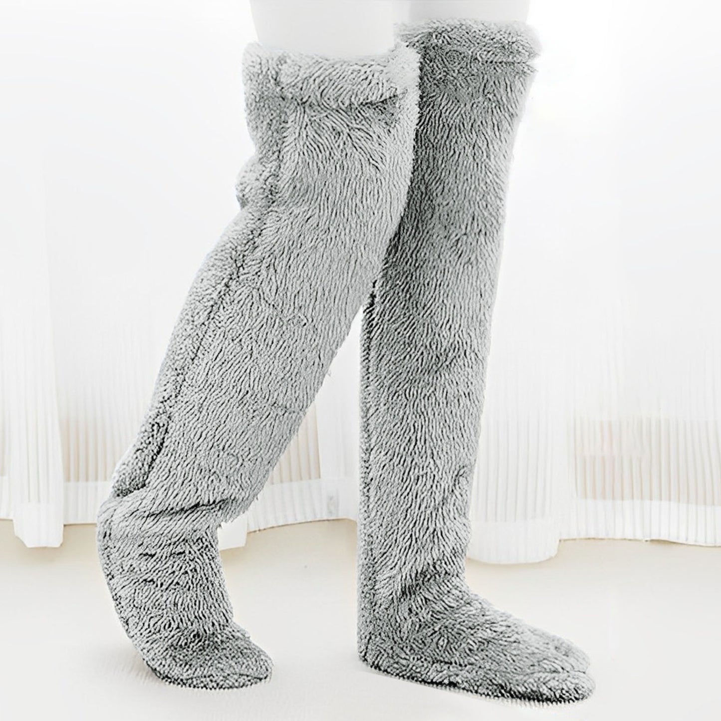 Cozy Plush Over-Knee Socks - Ultra-Soft Winter Leg Warmers