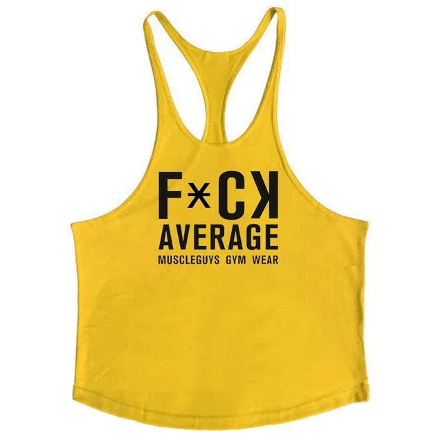 Fitness Clothing Canotta Bodybuilding Stringer tank top men Y back vest cotton sleeveless shirt - Shello's Creative Boutique