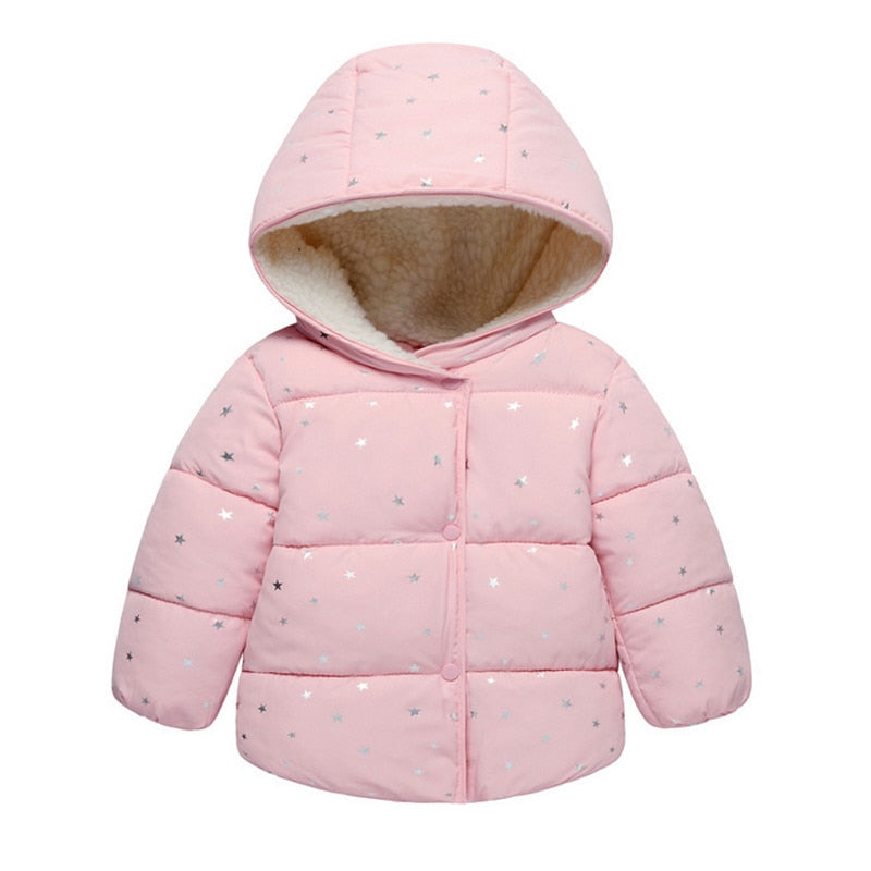 Baby Girls Jacket Autumn Winter Jacket For Girls Coat Kids Warm Hooded Outerwear Children Clothes Infant Girls Coat eprolo
