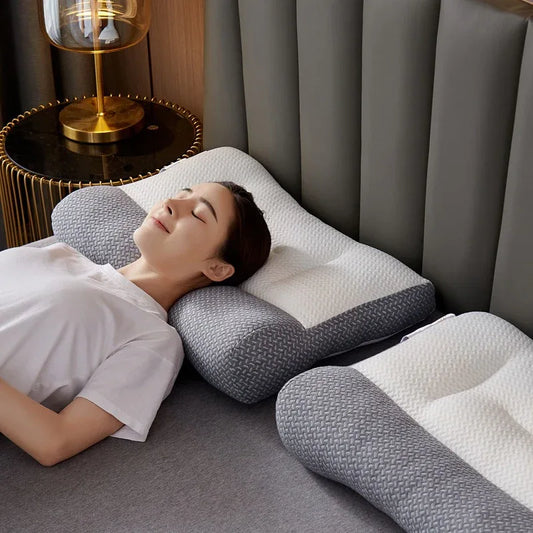 New traction Japanese Orthopedic anti arch luxury bag neck protection space memory pillow - Shello's Creative Boutique