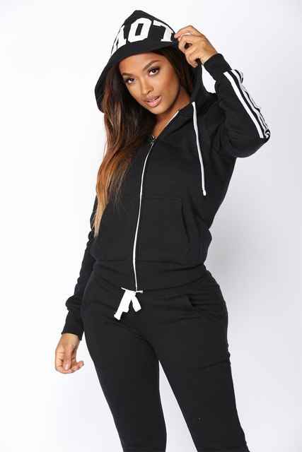 Women’s Pant Tops 2-Piece Tracksuit Set – Stylish Casual Leisurewear