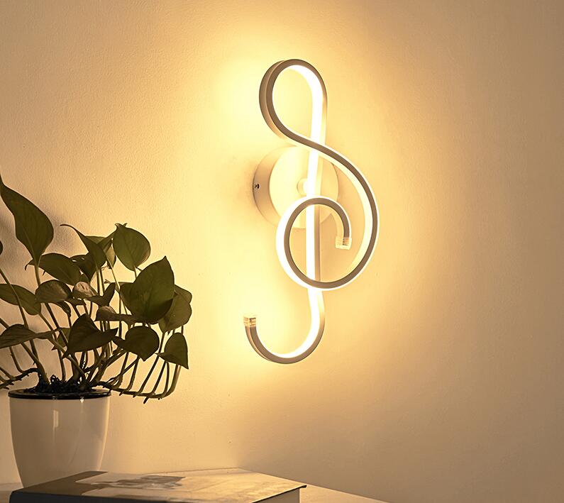 Modern Minimalist Wall Lamps Living Room Bedroom Bedside 16W AC96V-260V LED Sconce black white Lamp Aisle Lighting decoration eprolo