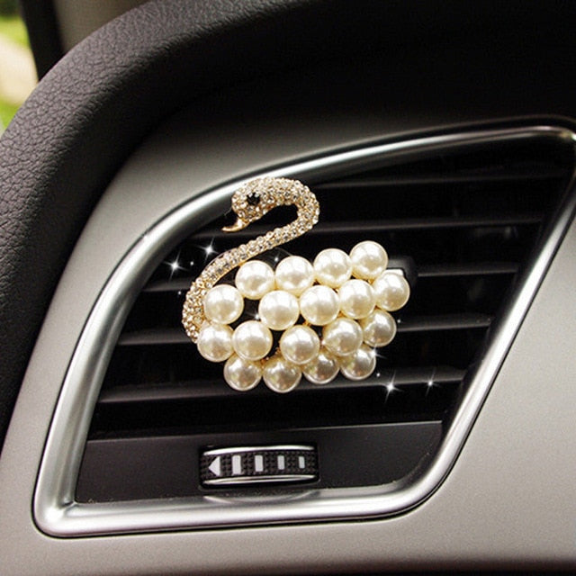 Car Air Freshener Scents Auto Perfume Vent Outlet Clip With Solid Fragrance Sheet Swan Mushroom Butterflies Planet Dance Girl eprolo
