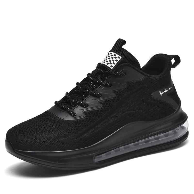 Men's Breathable Height Increasing Running Shoes with Full-Length Air Cushion