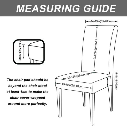 1/2/4/6 Velvet Pink Chair Cover Stretch Elastic Dining Room Chair Slipcover Spandex - Shello's Creative Boutique