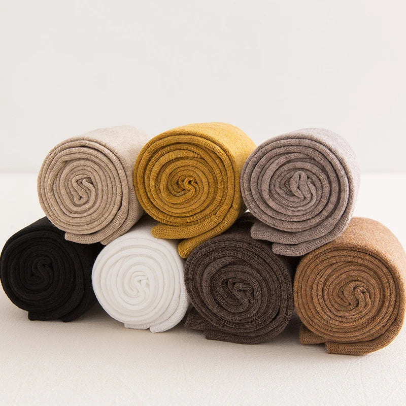 1 Pair Knee High Socks Women Socks Solid Color Stocking College Style Casual JK Japanese Fashion Calf Sock Sports Fitness Socks eprolo