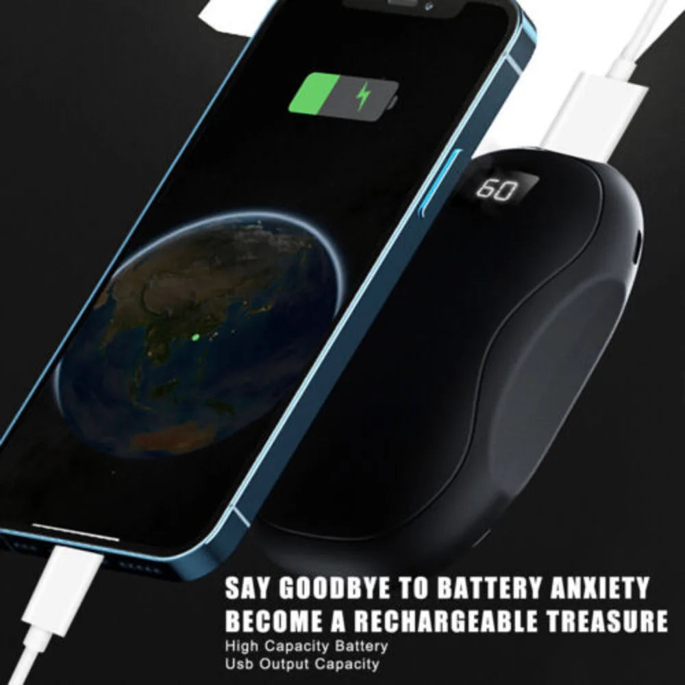 10000Mah Winter Hand Warmer Rechargeable 3 Levels Electric Pocket USB Power Bank eprolo