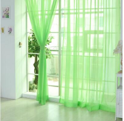 100*200cm Cheap Modern Window Curtain Home White Tulle Curtains for Living Room Bedroom Bathroom Polyester Window Screen - Shello's Creative Boutique