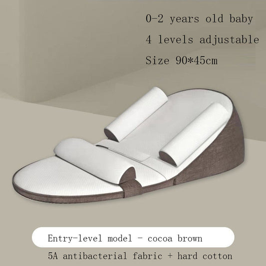 Baby anti-spitting up milk slope pillow anti-overflow choking milk baby pillow newborn slope pad eprolo