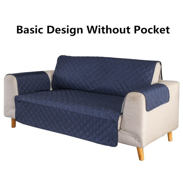 Sofa Couch Cover Chair Throw Pet Dog Kids Mat Furniture Protector Reversible Removable Armrest Slipcovers 1/2/3 Seat eprolo