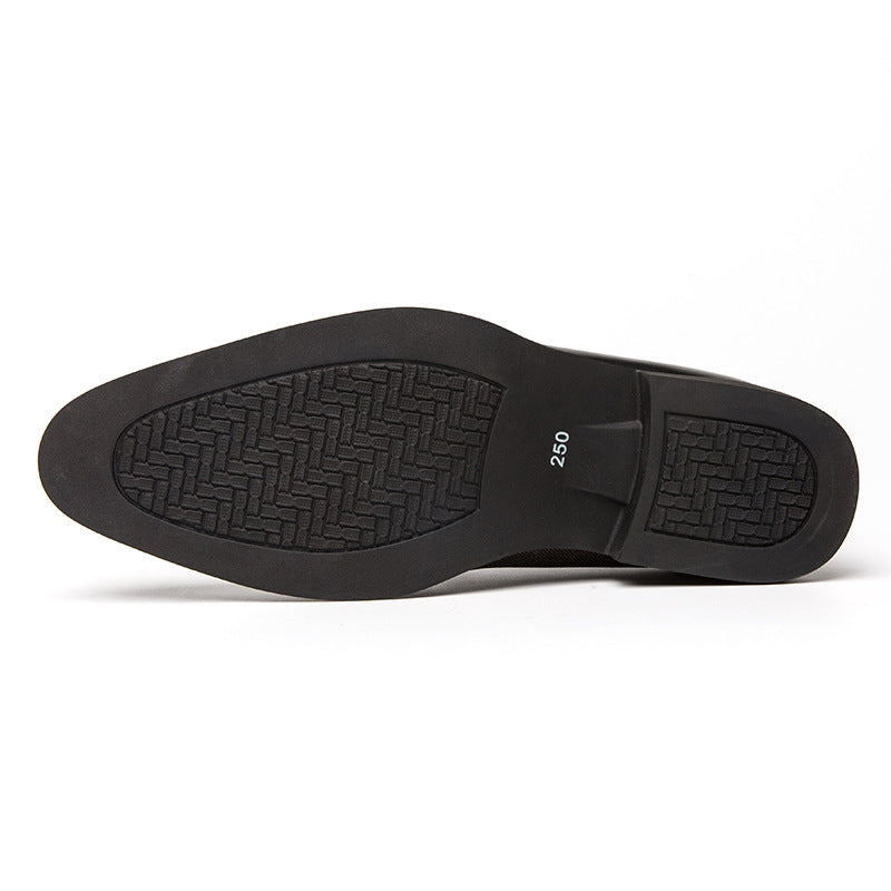 Leather Shoes British Casual Korean Men's Fashion Trend Low-Cut Casual Shello's Creative Boutique