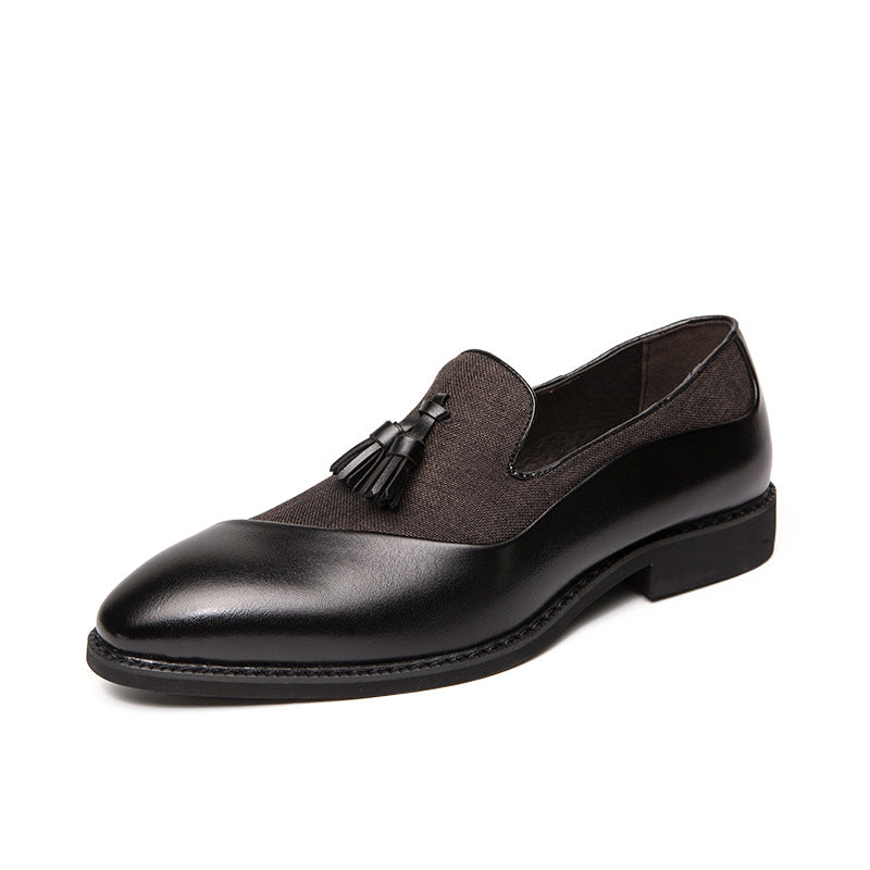 Leather Shoes British Casual Korean Men's Fashion Trend Low-Cut Casual Shello's Creative Boutique