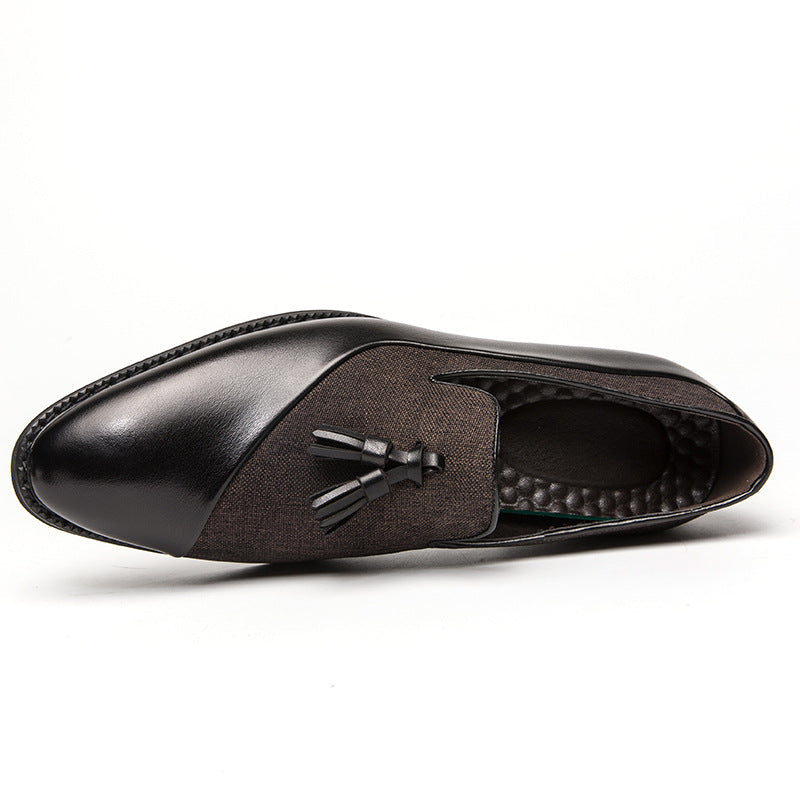 Leather Shoes British Casual Korean Men's Fashion Trend Low-Cut Casual Shello's Creative Boutique