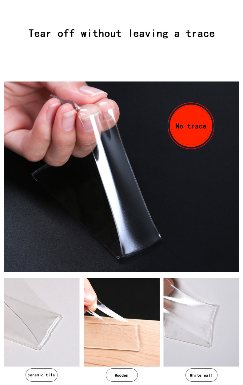 Nano Magic Adhesive Strongly Fixed Double-Sided Adhesive For Wall Traceless Adhesive Paste Double-Sided Adhesive Velcro