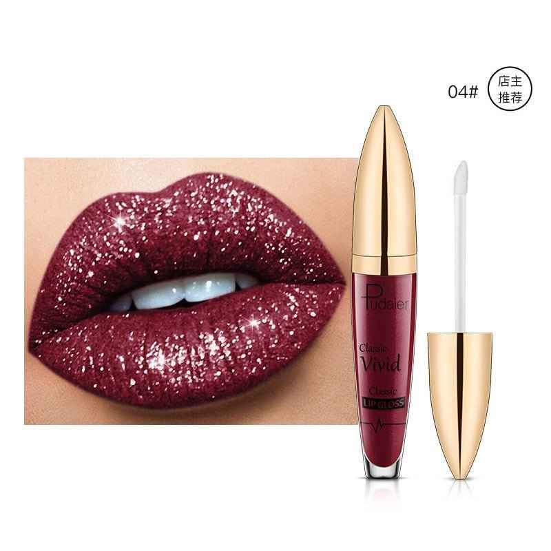 Women 18 Colours Shiny Lip Gloss Long Lasting Matte Glitter Liquid Lipstick Lip Makeup