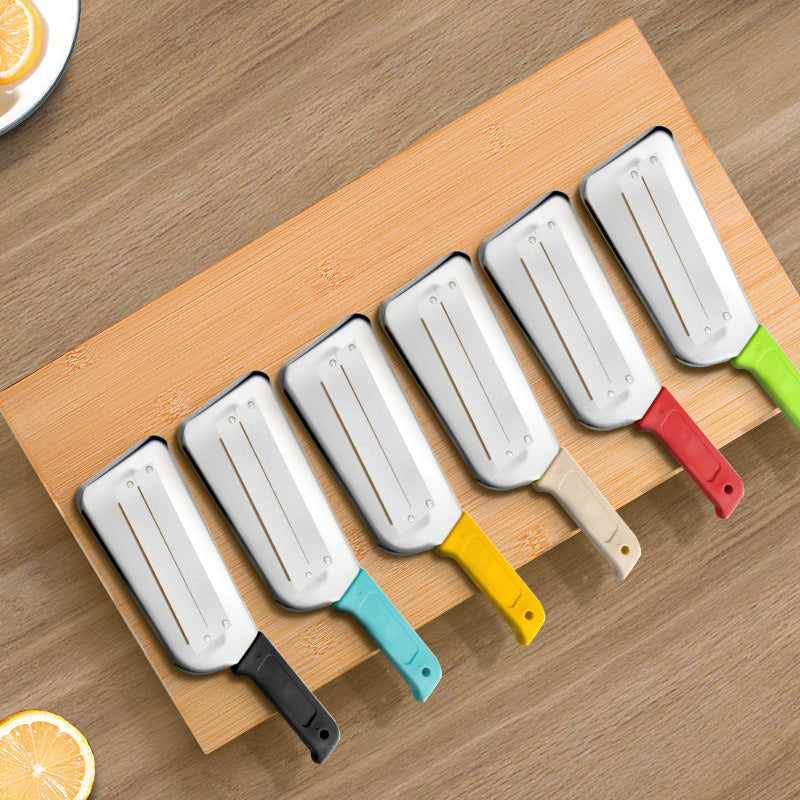 Stainless Steel Peeler, Double-Edged Planer, Multifunctional Cabbage Planer, Shredder, Rubber Handle, Slicer, Shredder eprolo