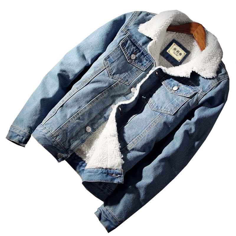 Men's Warm Denim Jacket – Timeless Style Meets Modern Comfort