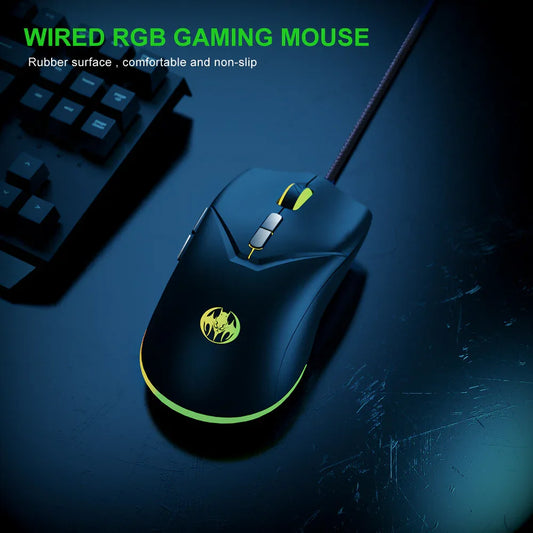 7D Youbat wired gaming mouse 6-speed 7200DPI mouse gaming mouse - Shello's Creative Boutique