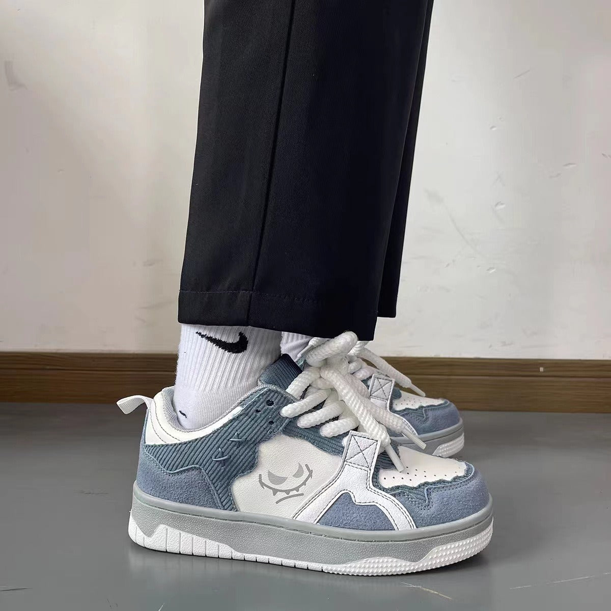 Men shoes trend niche breathable thick bottom hit color casual shoes high street couple sports design sense sneakers eprolo