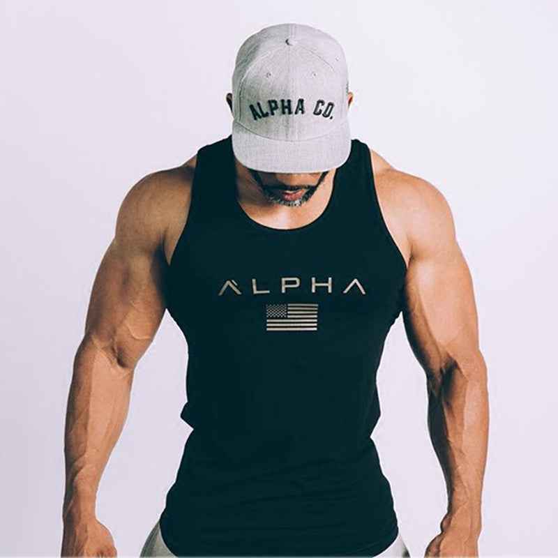 Vest bodybuilding Fitness Men Tank Tops Undershirt