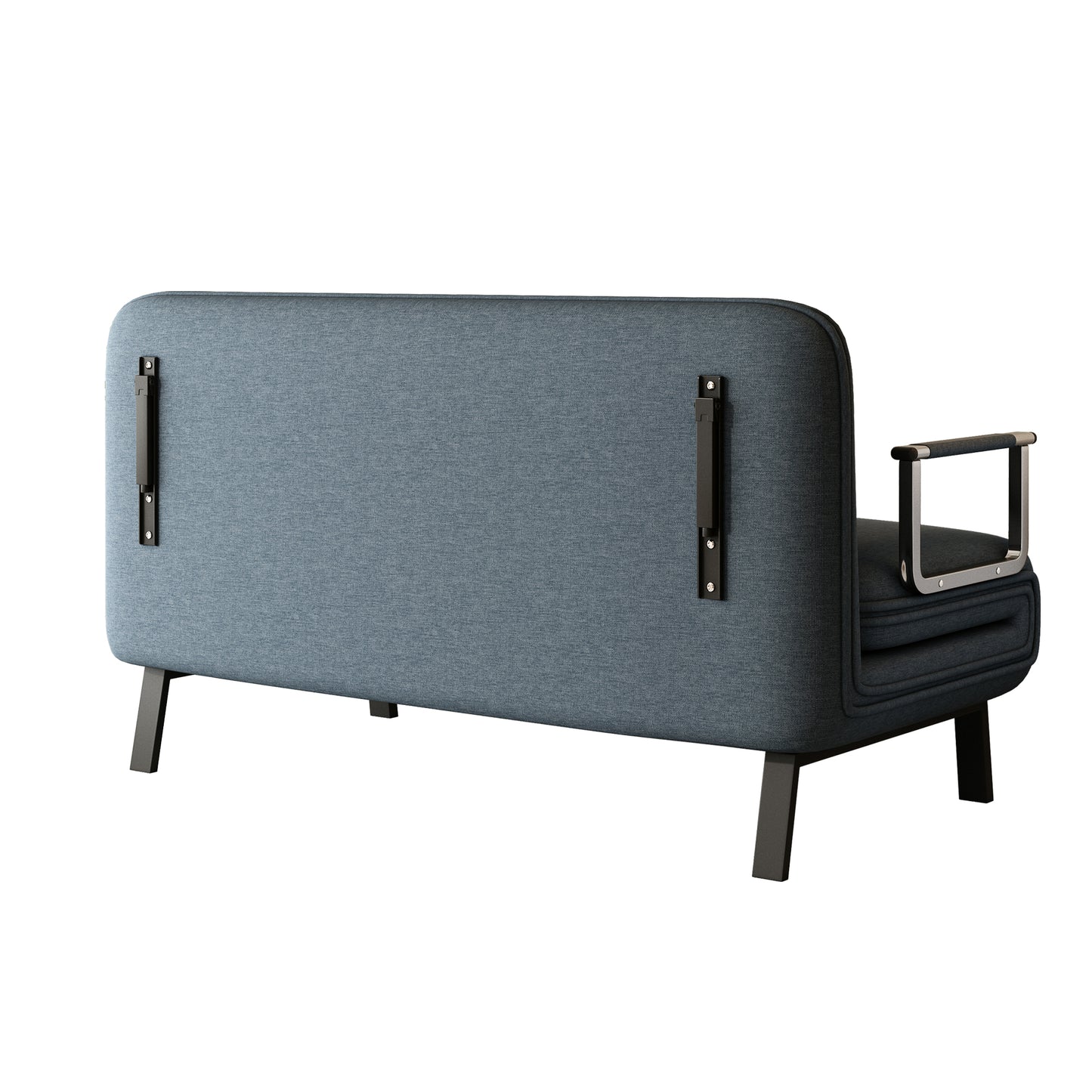 55″ Convertible Chair Bed Tri-Fold Sofa Bed with Adjustable Backrest & Pillow eprolo