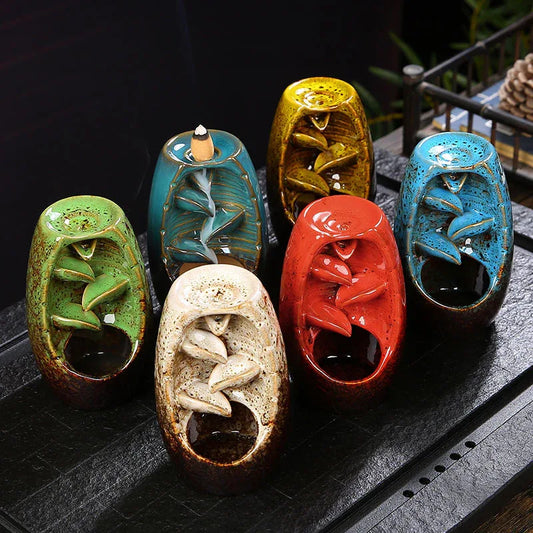 Back Flow Incense Burner Incense Path Zen Decoration Incense Burner Back Flow Incense Burner - Shello's Creative Boutique