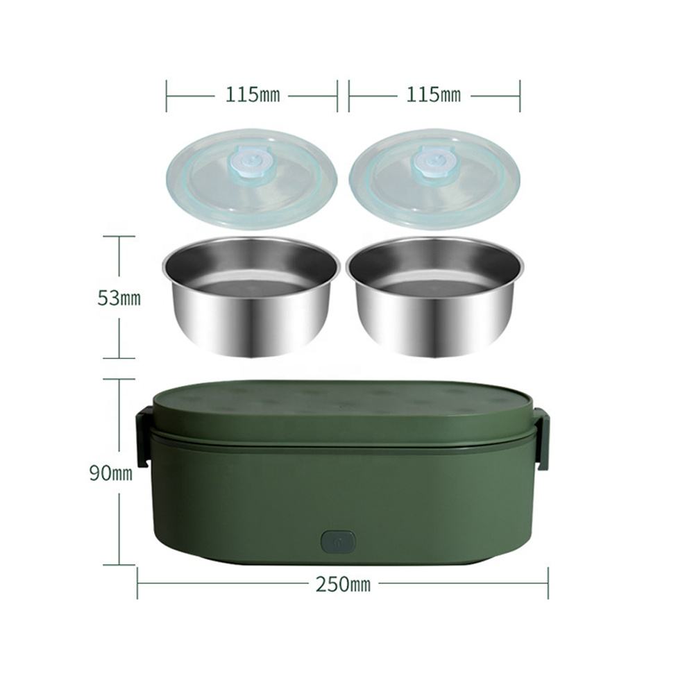 Power Bank USB Self Heat Lunch Box Electric Food Warmer Heated Lunch Box Electric USB For Office Outdoor eprolo