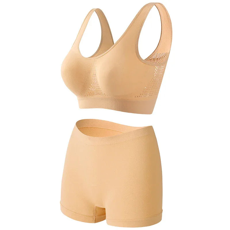 Women Plus Size Seamless Sports Bra Set! - Shello's Creative Boutique