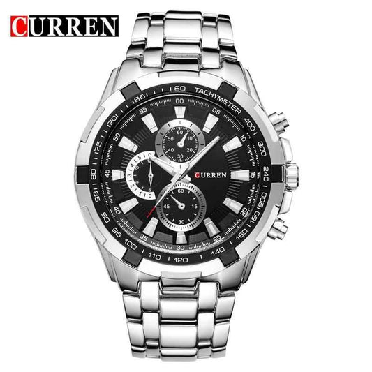 CURREN Men's Waterproof Sports Watch - Durable Quartz Wristwatch for Active Lifestyle - Shello's Creative Boutique