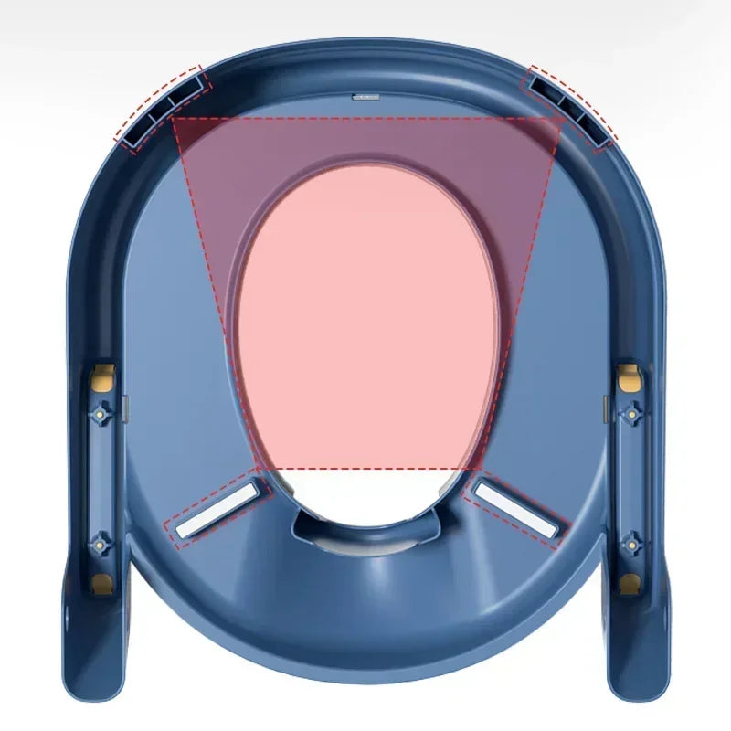 Stair Style Children's Toilet Boy and Girl Baby Toilet Folding Rack Step Stool Child Step Toilet Seat Ring Baby Potty Toilets eprolo
